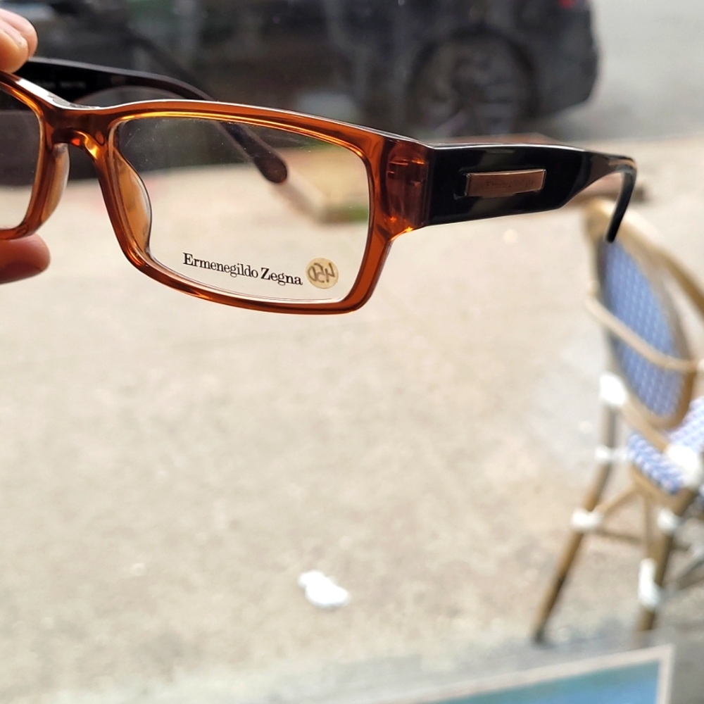 New 💯 Ermenegildo Zegna eyeglasses Rectangular shape 🎊🤓 - Picture 7 of 7